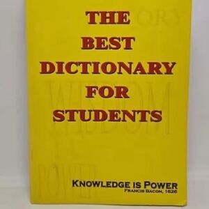 The Best Dictionary for Students Paperback by The Dictionary Project.